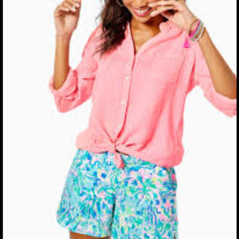 Lilly Pulitzer button down top